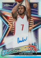 2023 Topps Chrome Future Stars Autographs #FSACW Cam Whitmore Basketball Card