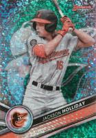 2022 Bowman's Best Top Prospects #TP2 Jackson Holliday Green Mini Diamond Refractor Baseball Card