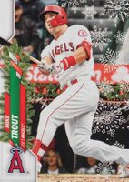 2020 Topps Holiday #HW123 Mike Trout SP Baseball Card
