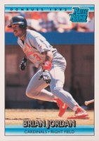 1992 Donruss Update #U-3 Brian Jordan Baseball Card