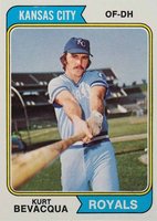 1974 Topps #454 Kurt Bevacqua Baseball Card