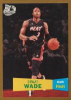 2007 Topps #3 Dwyane Wade 1957-58 Variation-Gold Basketball Card