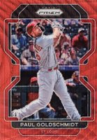 2022 Panini Prizm #131 Paul Goldschmidt Red Wave Prizm Baseball Card