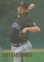 1996 Fleer #374 Bret Saberhagen Baseball Card