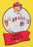 2019 Topps 582 Montgomery Set 3 #18 Mike Trout Baseball Card
