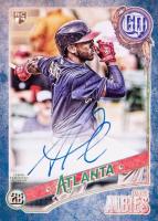 2018 Topps Gypsy Queen Autographs #GQAOA Ozzie Albies Indigo Baseball Card
