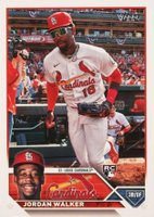 2023 Topps Complete Set #344 Jordan Walker SP Baseball Card