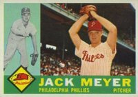 1960 Topps #64 Jack Meyer Baseball Card