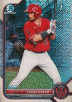 2022 Bowman Mega Box Chrome #123 Edgar Quero Baseball Card