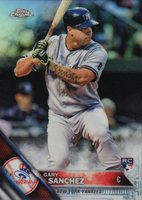 2016 Topps Chrome #143 Gary Sanchez Refractor Baseball Card