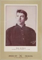 1902 Sporting Life Cabinets #7 Nick Altrock Chicago, AL, 1903 Baseball Card