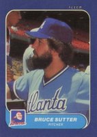 1986 Fleer Mini #106 Bruce Sutter Baseball Card