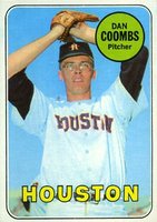 1969 Topps #389 Dan Coombs Baseball Card
