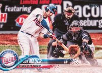 2018 Topps #231 Joe Mauer Baseball Card