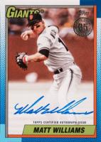 2025 Topps 1990 Topps Baseball Autographs #90B2MWI Matt Williams Series 2 Baseball Card