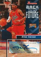 2005 Bowman Draft Picks & Prospects Back to the Future Autograph #BF-AI Allen Iverson Basketball Card