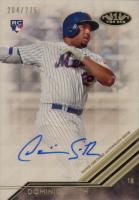 2018 Topps Tier One Breakout Autographs #DSM Dominic Smith Baseball Card