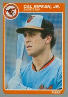 1985 Fleer #187 Cal Ripken Jr. Baseball Card