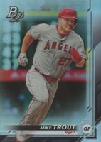 2019 Bowman Platinum #1 Mike Trout Baseball Card