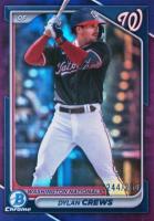 2024 Bowman Chrome Prospects #BCP193 Dylan Crews Purple Refractor Baseball Card