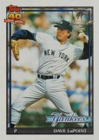 1991 Topps Desert Shield #484 Dave LaPoint Baseball Card