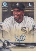 2018 Bowman Prospects Autographs Chrome #LR Luis Robert Superfractor 1/1 Baseball Card