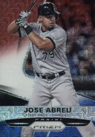 2015 Panini Prizm #92 Jose Abreu Red/White/Blue Mojo Prizm Baseball Card
