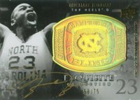 2011 Upper Deck Exquisite Collection Championship Bling Autographs #CB-MI Michael Jordan Basketball Card