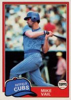 1981 Topps #471 Mike Vail Baseball Card