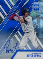 2017 Panini Elite Extra Edition #1 Royce Lewis Autograph-Aspirations-Blue Baseball Card