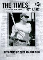 2001 Upper Deck Legends of NY #173 Babe Ruth Baseball Card