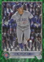 2022 Topps Update #US250 Seiya Suzuki Green Foil Baseball Card