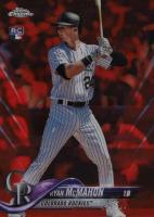 2018 Topps Chrome #21 Ryan McMahon Red Refractor Baseball Card