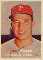 1957 Topps #348 Jim Hearn Baseball Card