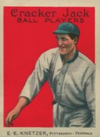1914 Cracker Jack #84 Elmer Knetzer Baseball Card