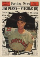 1961 Topps #584 Jim Perry All-Star Baseball Card