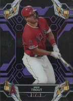 2019 Topps High Tek #31 Mike Trout Purple Baseball Card