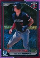2024 Bowman Chrome Prospects #BCP204 Walker Jenkins Fuchsia Shimmer Baseball Card