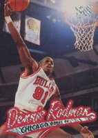 1996 Ultra #P19 Dennis Rodman Platinum Medallion Basketball Card