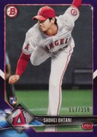 2018 Bowman #49 Shohei Ohtani Purple Baseball Card