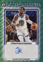 2022 Panini Donruss Optic Opti-Graphs #OGJKM Jonathan Kuminga Green Wave Basketball Card