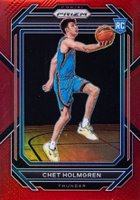 2022 Panini Prizm #266 Chet Holmgren Red Prizm Basketball Card