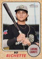 2017 Topps Heritage Minor League #180 Bo Bichette Baseball Card
