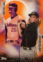 2023 Topps Pro Debut Pro Debuts Echoes #PDE3 Jackson Holliday/Matt Holliday Orange Baseball Card