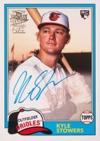 2023 Topps Archives Fan Favorites Autograph #81FFKS Kyle Stowers Baseball Card
