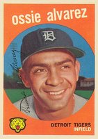1959 Topps #504 Ossie Alvarez Baseball Card