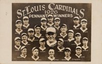 1900 Postcards & Trade # 1926 Process Studio St. Louis Cardinals Pennant Winners Baseball Card