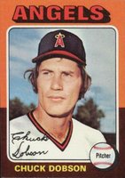 1975 Topps #635 Chuck Dobson Baseball Card