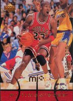 1998 Upper Deck MJx #21 Michael Jordan Red Basketball Card