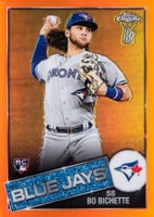 2020 Ben Baller Chrome 1985 Topps #85TC2 Bo Bichette Orange Refractor Baseball Card